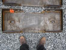 Skid Steer Loader Quick Attach Blank Plate