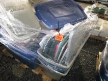 Pallet of Plastic Totes