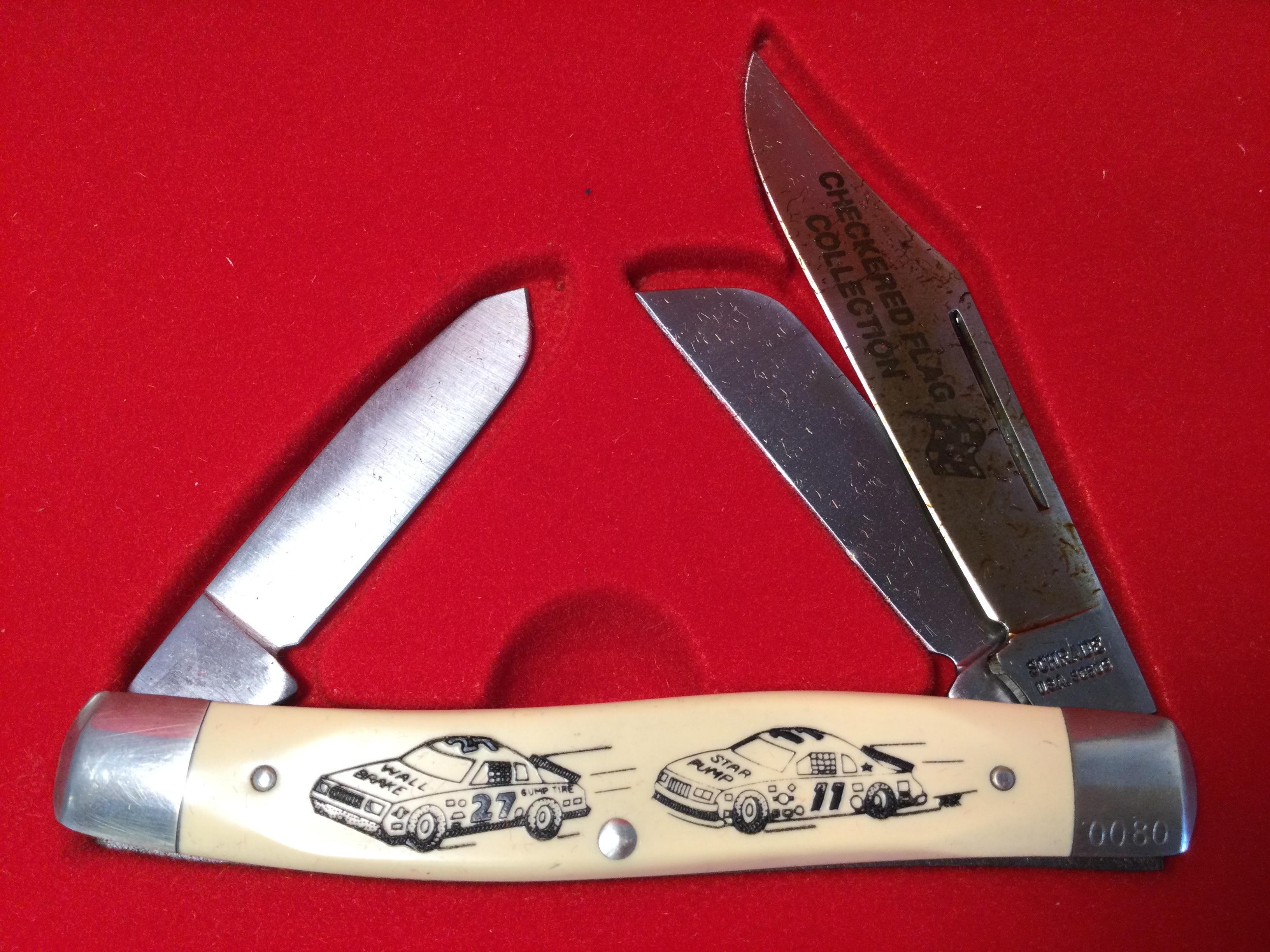 (3) Great "Schrade" Pocket Knives