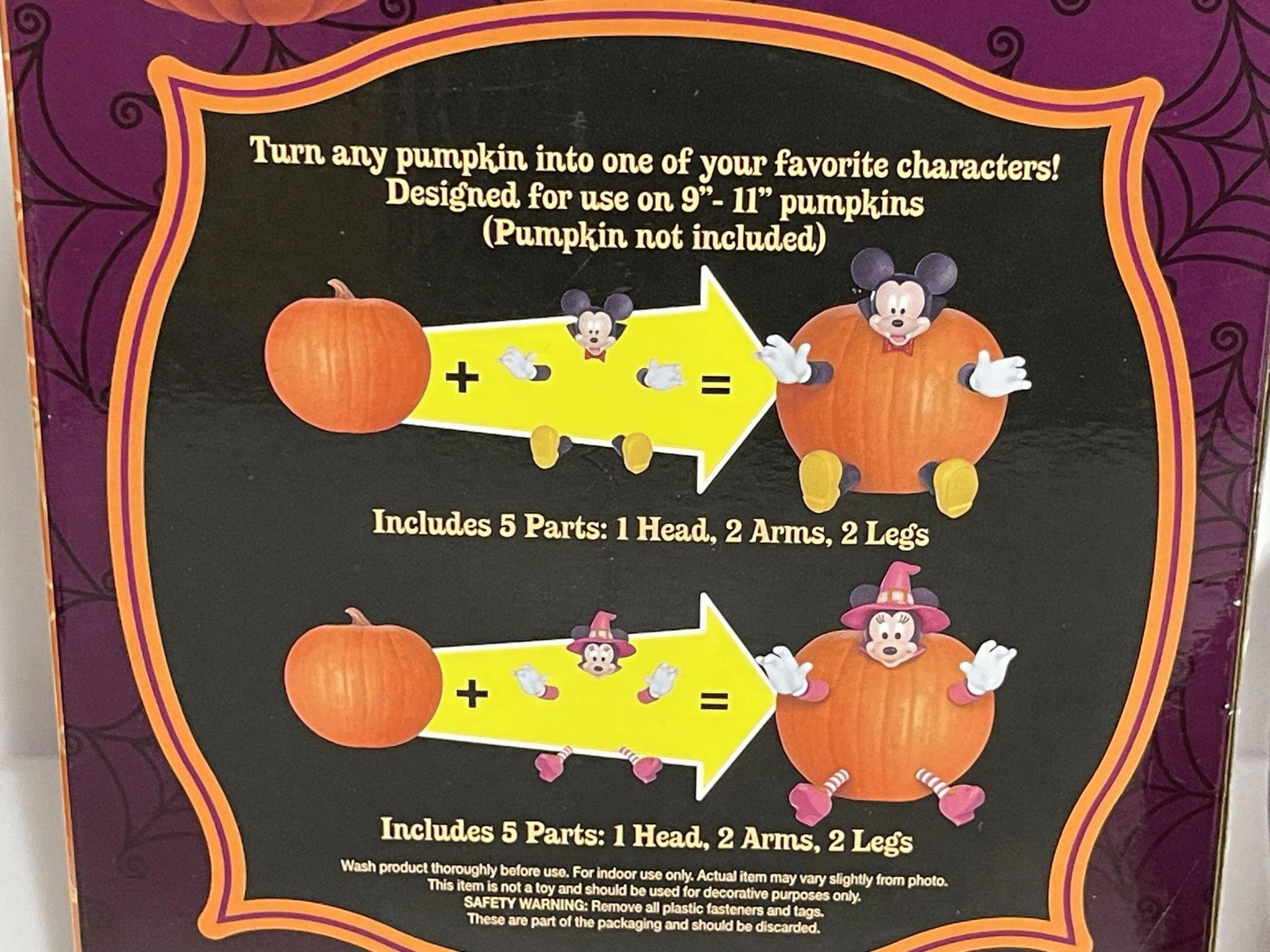 MICKEY & MINNIE PUMPKIN PUSH INS & SEQUIN TOTE
