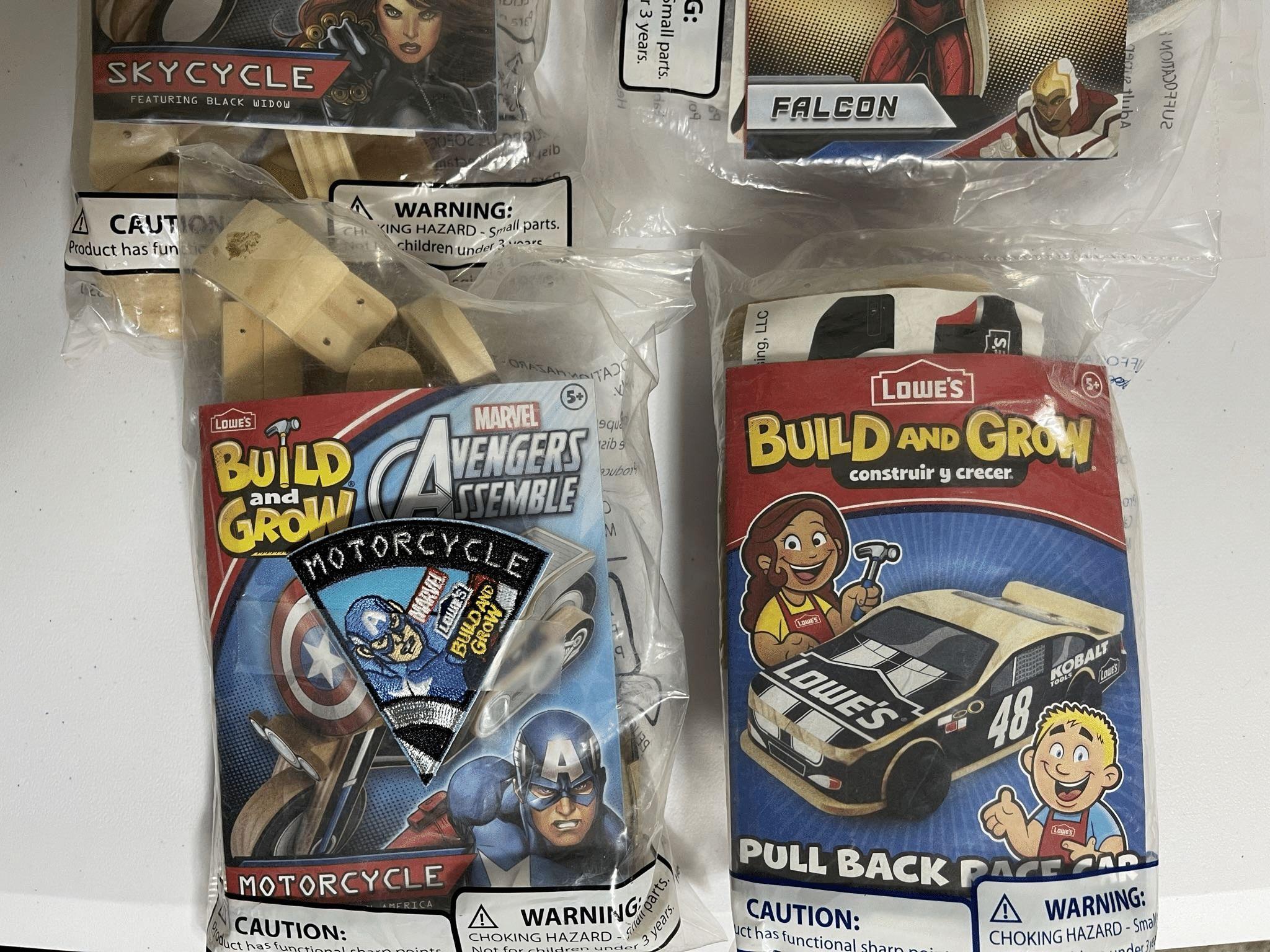 LOWES BUILD AND GROW WOOD SETS
