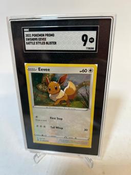 2021 POKEMON PROMO EEVEE - BS BLISTER - SGC 9 MT