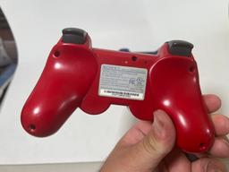 PS3 SONY CONTROLLERS - (1) BLUE (1) RED