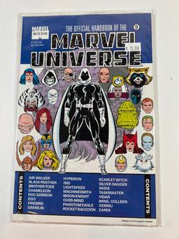 THE OFFICIAL HANDBOOK OF THE MARVEL UNIVERSE - MARVEL MASTER EDITION #9