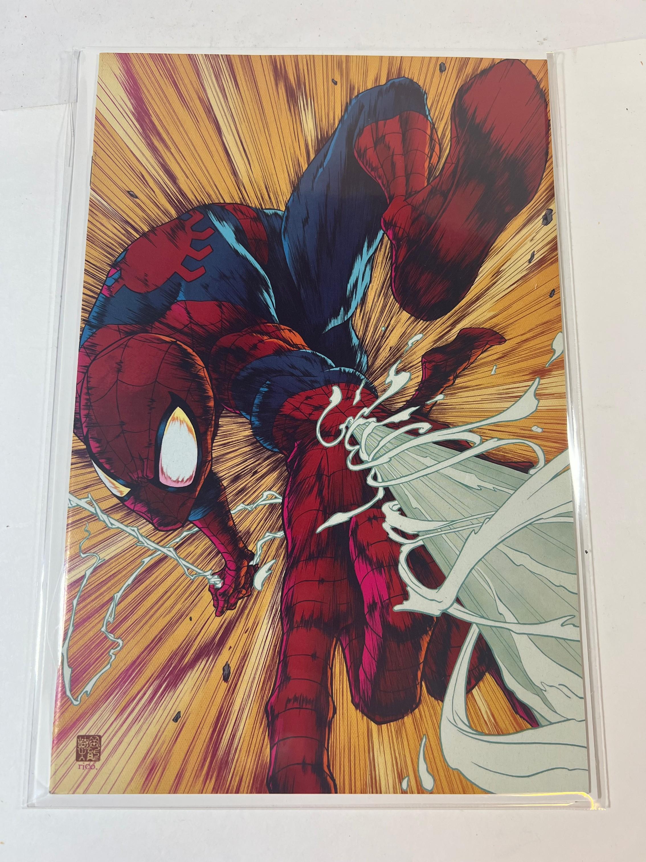 NON-STOP SPIDERMAN 32 - 1/100 RETAILER INCENTIVE VIRGIN VARIANT - OKAZAKI
