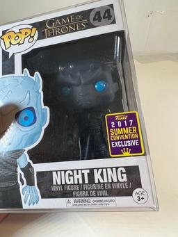 GAME OF THRONES FUNKO POP NIGHT KING #44 2017 SUMMER CONVENTION EXCLUSIVE