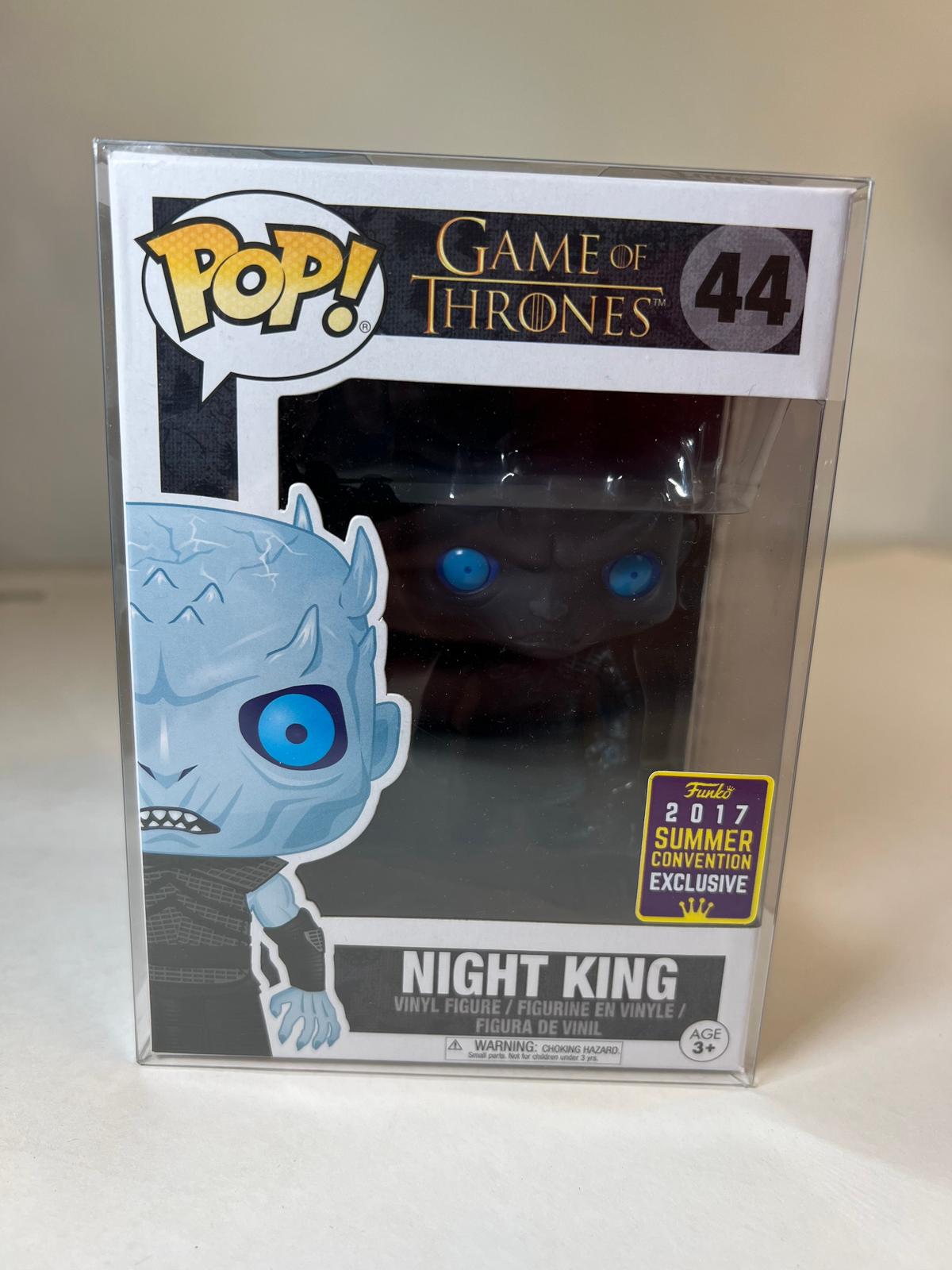 GAME OF THRONES FUNKO POP NIGHT KING #44 2017 SUMMER CONVENTION EXCLUSIVE