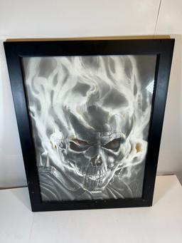 FRAMED PRINT - GHOST RIDER (SIGNED)