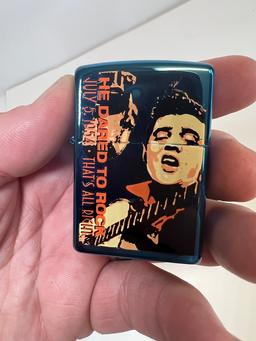 ELVIS PRESLEY LIMITED EDITION ZIPPO LIGHTER - WITH CASE (LIMITED #1499/4000