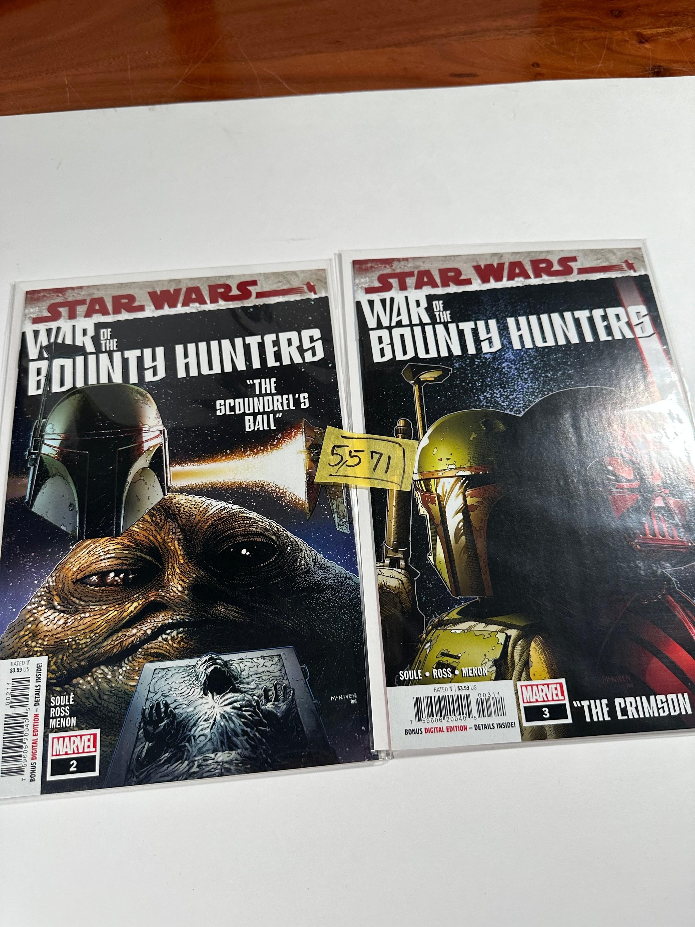 STARWARS THE WAR OF THE BOUNTY HUNTERS ISSUES #2 &3