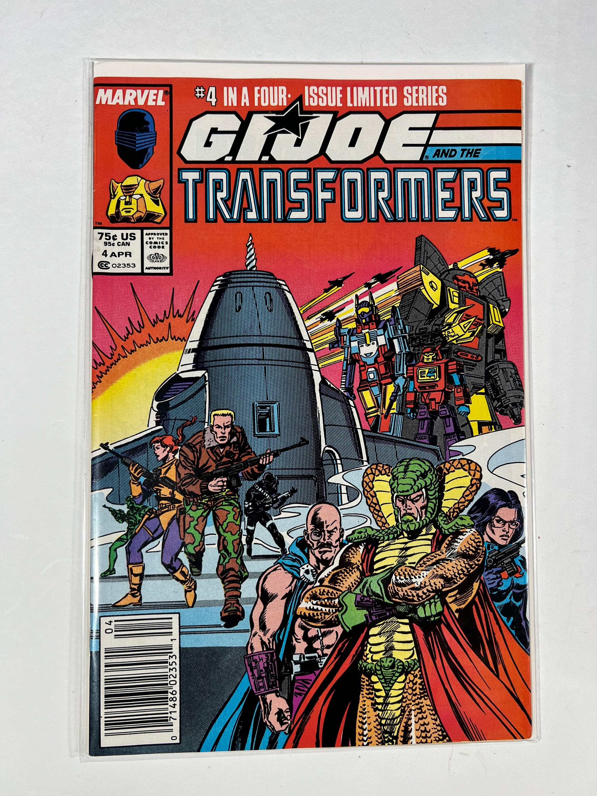 GIJOE AND THE TRANSFORMERS #4 - MARVEL LIMITED SERIES - NEWSTAND