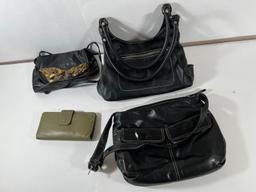 ASSORTED HANDBAGS - LEATHER