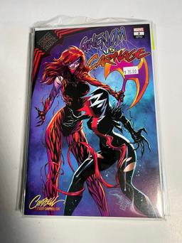 GWENOM vs CARNAGE #2 VARIANT (J SCOTT CAMPBELL.COM EXCLUSIVE