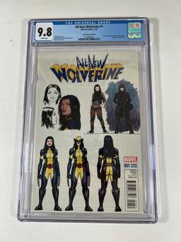 ALL NEW WOLVERINE #1 - CGC GRADE 9.8 - (1ST LAURA KENNY AS NEW WOLVERINE. "