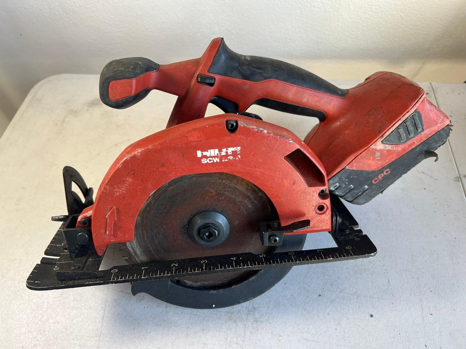 HILTI SCW 22-A CORDLESS CIRCULAR SAW - WITH B22 5.2 BATTERY