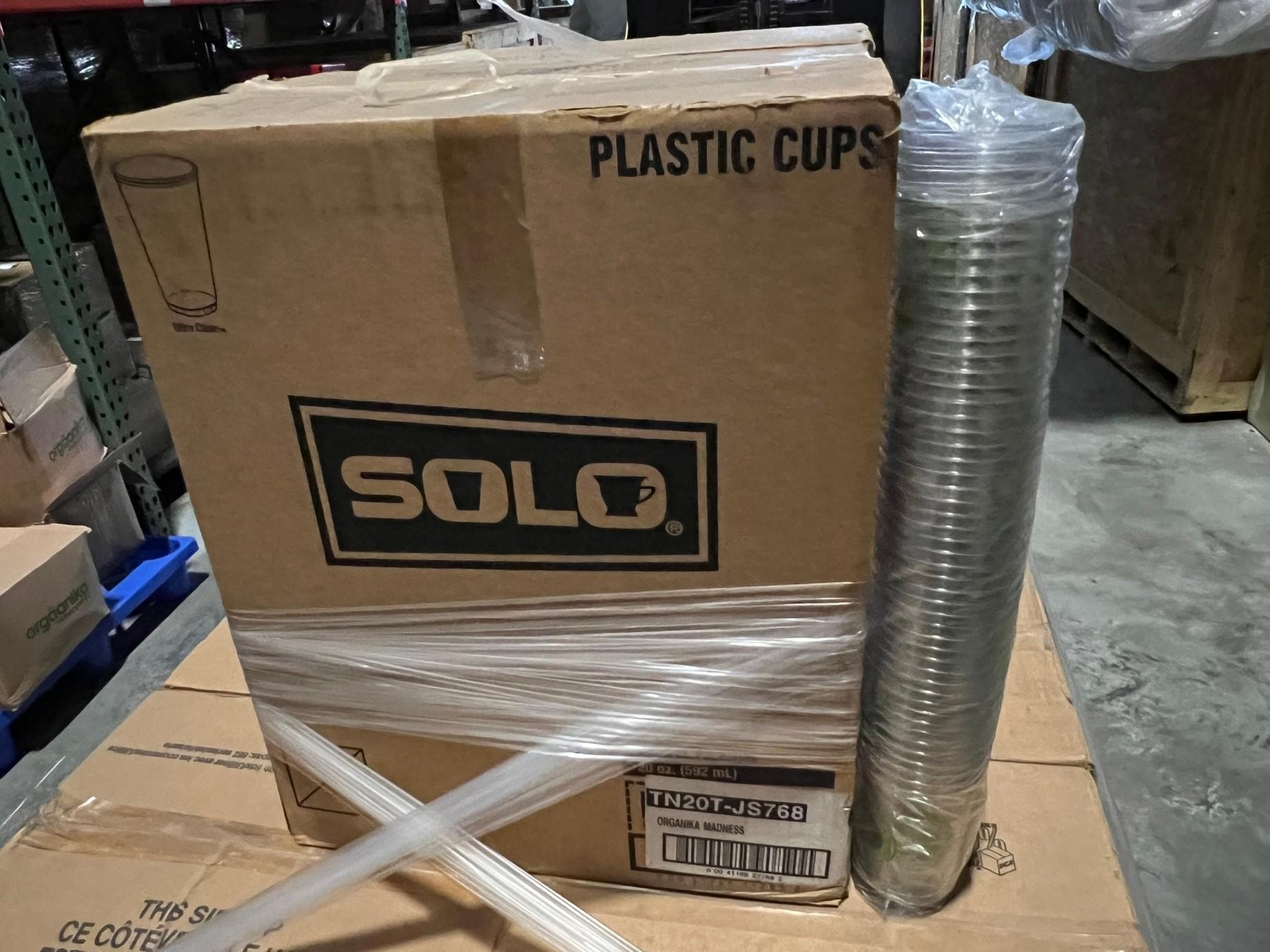 CASES - SOLO - 20oz PLASTIC CUPS (1000 PER)