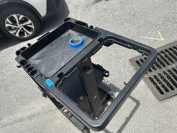 JANITORIAL / UTILITY CART - BLACK (POMPANO, FL - S37)