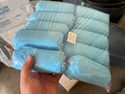 CASES (300 PER) BLUE PLYPROPYLENE SHOE COVERS - XL (PLUS 100) (POMPANO, FL