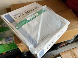 BOXES (24 PER) FACE SHIELDS - MED SOURCE #MS-12100 (POMPANO, FL S24)