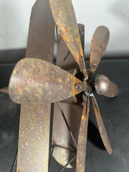 METAL WELDED PROP PLANE DÉCOR