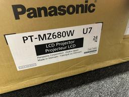 PANASONIC LCD PROJECTOR - #PT-MZ680WU7 (NEVER INSTALLED, IN ORIGINAL BOX)