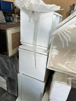 ASSORTED WOOD CABINETS (BUILT)
