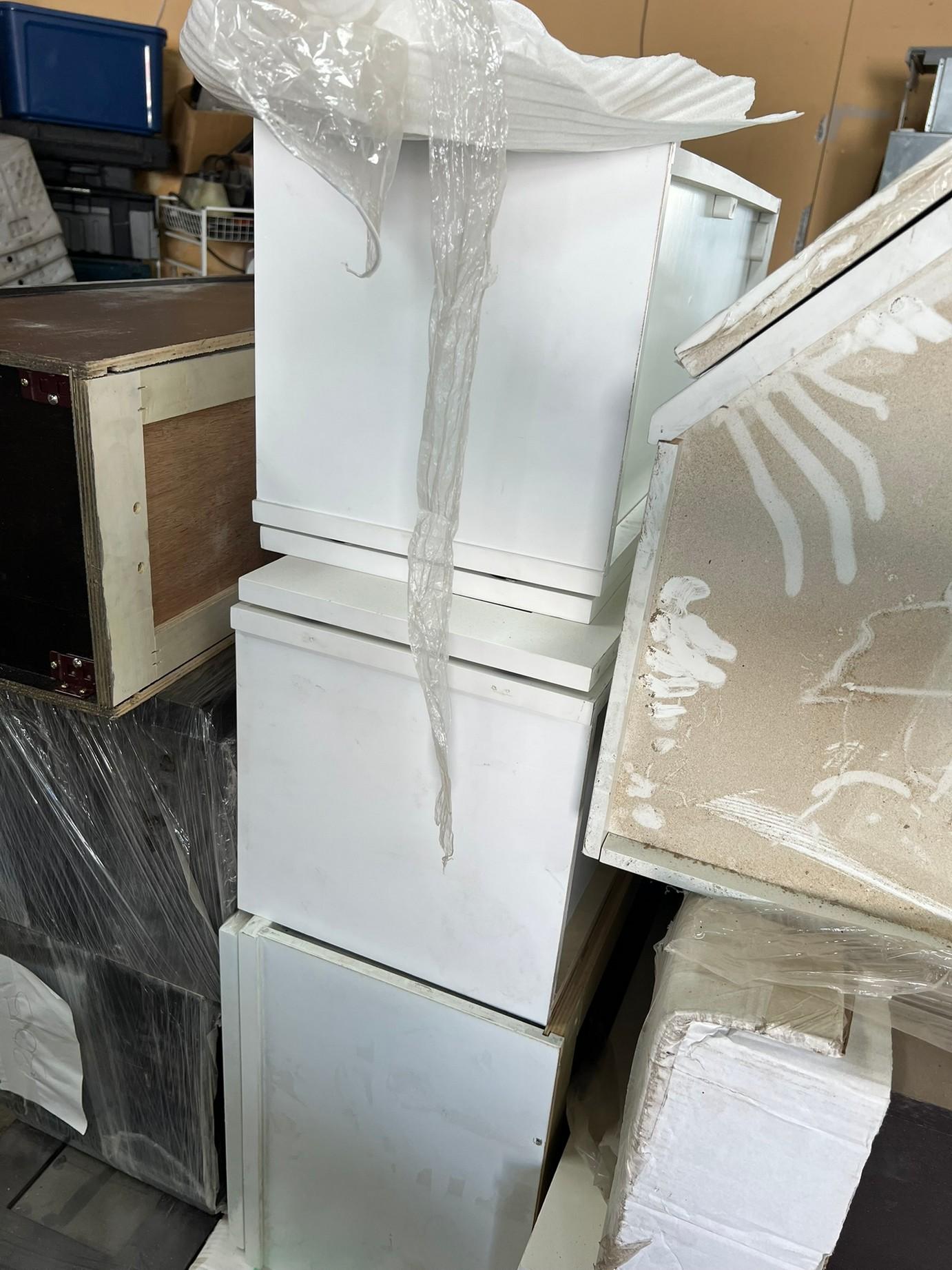 ASSORTED WOOD CABINETS (BUILT)