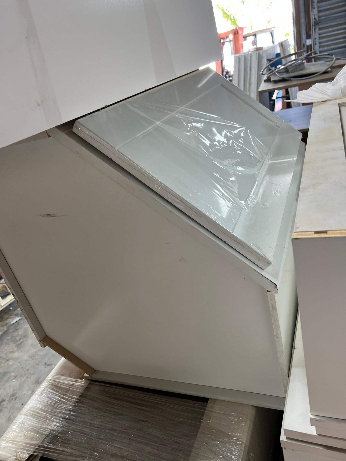 ASSORTED WOOD CABINETS (BUILT)
