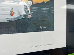 (SIGNED) "BOULEVARD FORD" BY DAVE SNYDER FRAMED PRINT - GASOLINE ALLEY PUBL