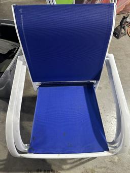 STACKING CHAIRS - BLUE