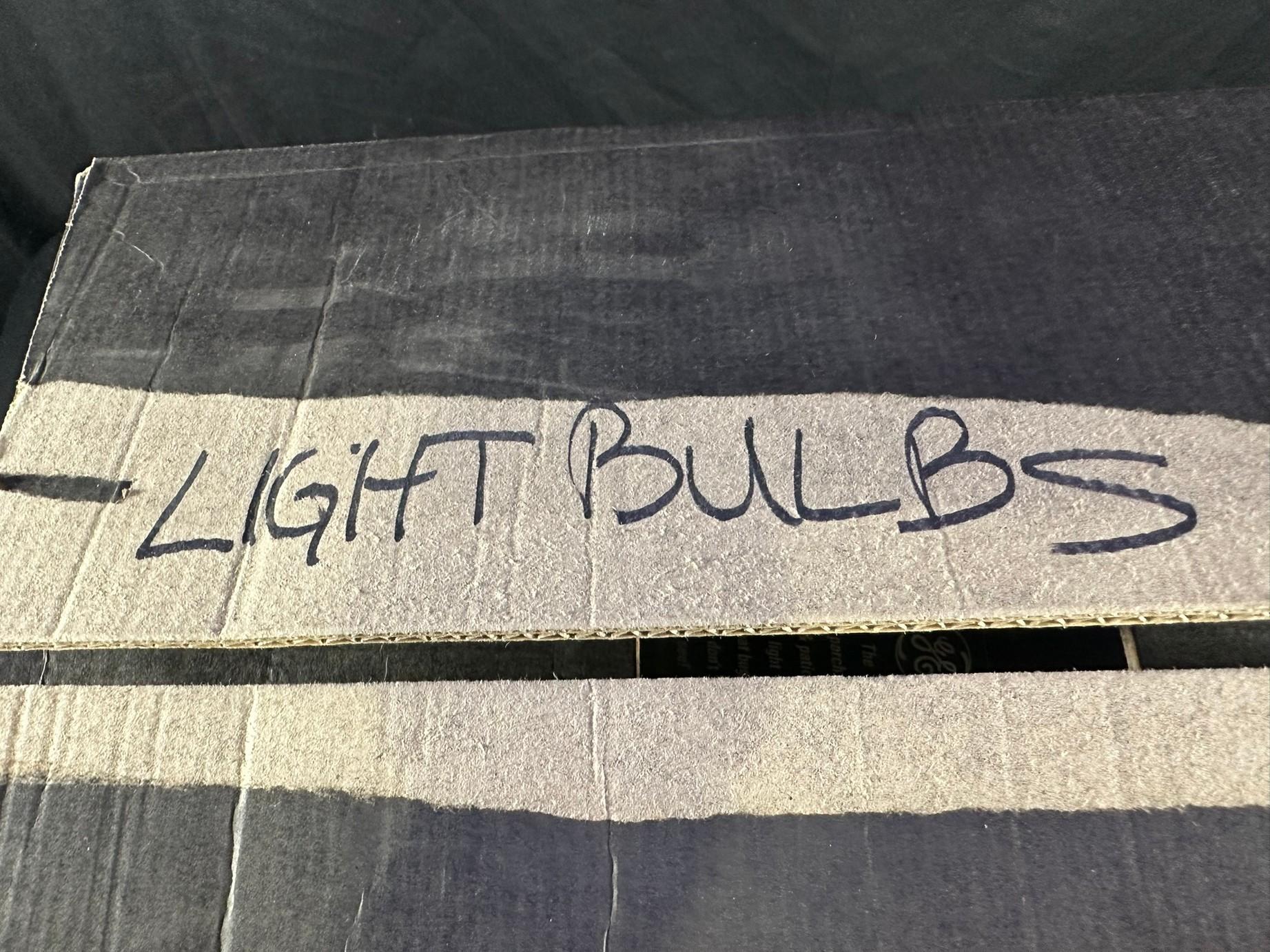 LOT - ASSORTED LIGHT BULBS