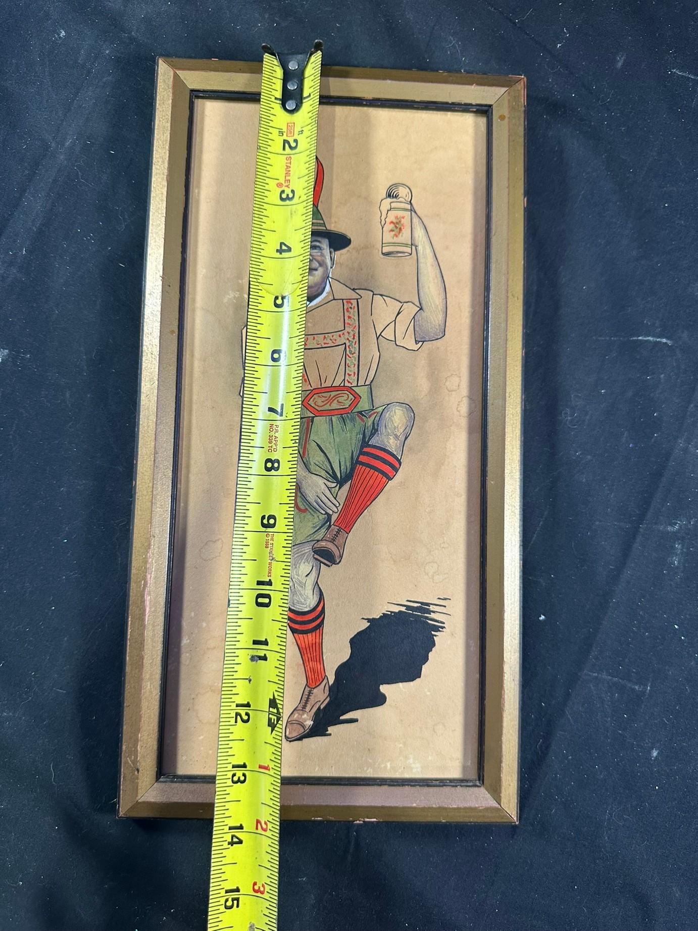 VINTAGE ARTWORK GERMAN BEER - BILL FARLEY 1951