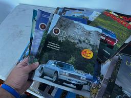 LOT - ASSORTED AUTOMOBILE MAGAZINE, CORVETTE, LINCOLN, ETC