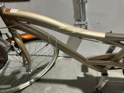 HUFFY VENUS BELT DRIVE BICYCLE - GOLD