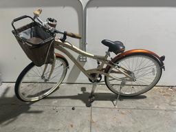 HUFFY VENUS BELT DRIVE BICYCLE - GOLD