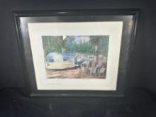(SIGNED) "HAPPY HOUR" 2004 JACK SCHMITT PRINT - FRAMED