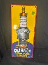 VINTAGE METAL "CHAMPION" SPARK PLUG SERVICE