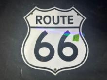 VINTAGE ROUTE 66 METAL SIGN
