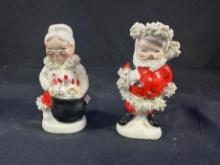 NAPCO MR. MRS SANTA CLAUSE SALT / PEPPER SHAKERS