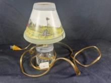 GLASS HOMESTEAD SHOPPE MASON JAR TABLE LAMP