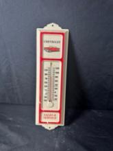 VINTAGE CHEVROLET THERMOMETER - "SALES & SERVICE"