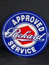 APPROVED SERVICES PACKARD METAL SIGN