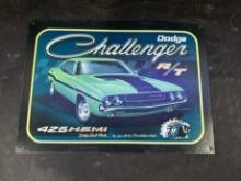 DODGE CHALLENGER R/T METAL SIGN