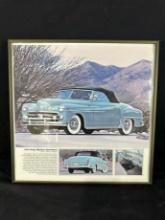 1950 DODGE WAYFARER SPORTABOUT FRAMED PRINT