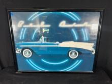 1956 CHEVROLET BEL AIR PRINT - FRAMED