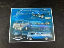 VINTAGE METAL CHEVROLET SIGN - BELAIR, NOMAD