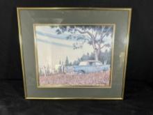 57 CHEVY PRINT - FRAMED