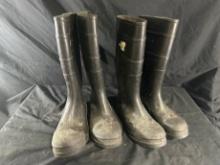 RUBBER BOOTS - SIZE 11, SIZE 13
