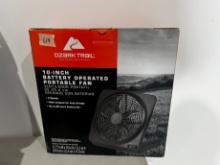 OZARK TRAIL 10-INCH BATTERY OPERATED PORTABLE FAN