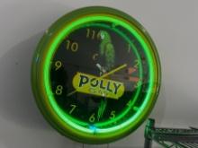 POLLY GAS NEON WALL CLOCK